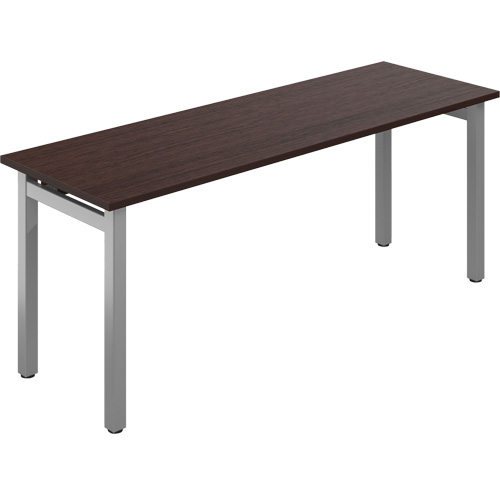 Table bureau Newland, 29-7/10" lo x 72" la x 29-3/5" h, Brun fonc&eacute; Mukwa Safety Services