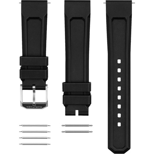 Large Diver's Quartz Watch, Digital, Battery Operated, 41 mm, Black Mukwa Safety Services