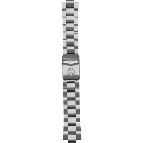 Arctic Edition Large Diver's Automatic GSAR Watch with Stainless Steel Bracelet, Digital, Battery Operated, 41 mm, Silver Mukwa Safety Services