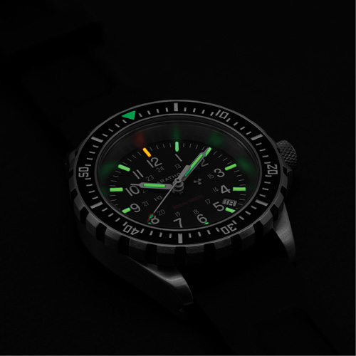 Large Diver's Quartz Watch, Digital, Battery Operated, 41 mm, Black Mukwa Safety Services