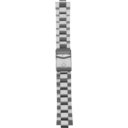 Grey Maple Large Diver's Automatic Watch with Stainless Steel Bracelet, Digital, Battery Operated, 41 mm, Silver Mukwa Safety Services
