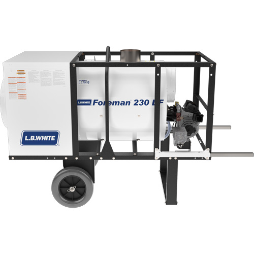 Radiateur portable &agrave; chauffage indirect Foreman 230, Chaleur radiante, Gaz naturel, 230000 BTU/H Mukwa Safety Services