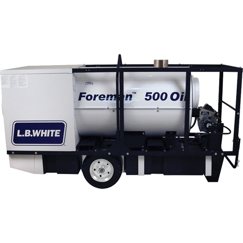 Foreman&reg; 500 Indirect-fired Portable Heater, Oil Filled, Kerosene, 500000 BTU/H Mukwa Safety Services