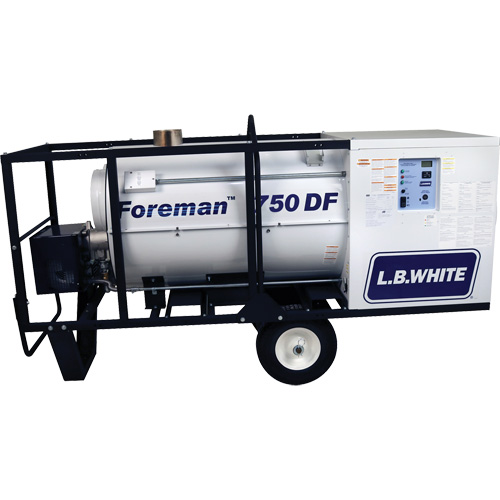 Foreman&reg; 750 Indirect-fired Portable Heater, Radiant Heat, Natural Gas, 750000 BTU/H Mukwa Safety Services