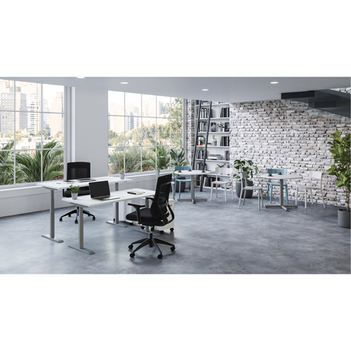 Newland Height-Adjustable Rectangular Table Mukwa Safety Services
