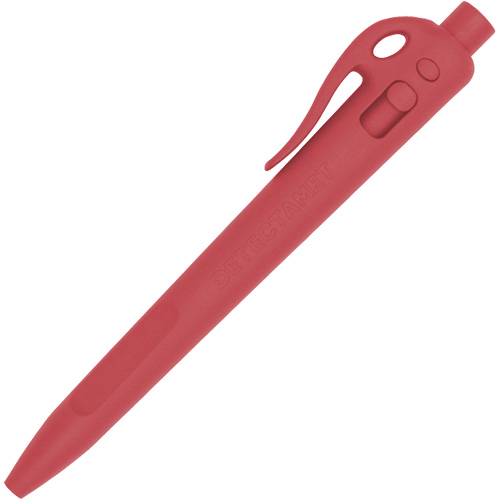 Detectable Elephant Ballpoint Pen with Clip, Red, 1 mm, Retractable Mukwa Safety Services