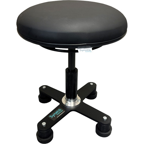 Omnistool Ergonomic Stool, Mobile, Adjustable Height, 280 lbs. Capacity Mukwa Safety Services