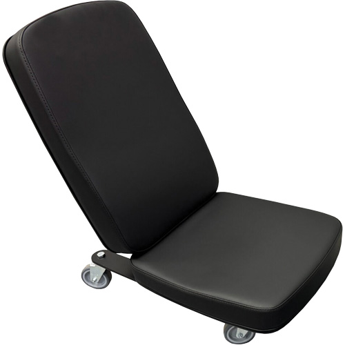 FLEX Mini Industrial Chair, Vinyl, Black, 280 lbs. Capacity Mukwa Safety Services