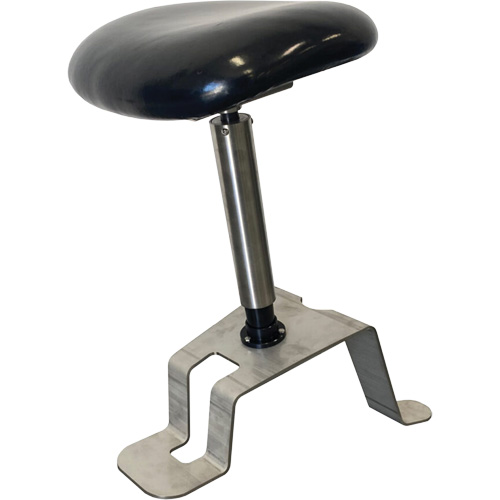 Tabouret assis-debout TA200, Vinyle, Noir, Capacit&eacute; 280 lb Mukwa Safety Services