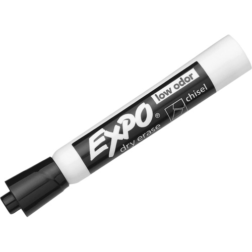 Chisel Tip Dry Erase Marker, Black, Chisel Tip Mukwa Safety Services