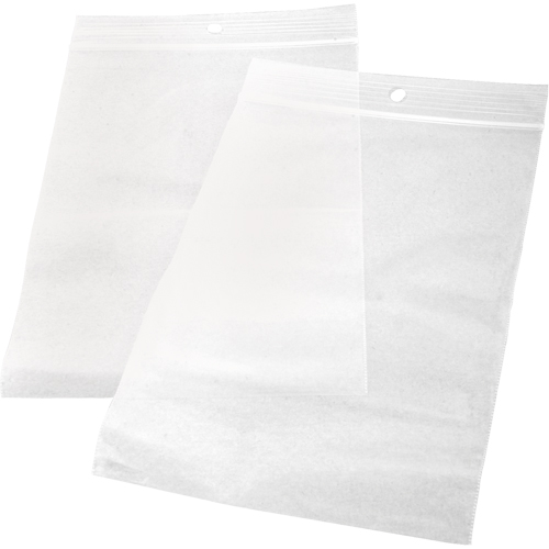 Zipper Storage Bags, Reclosable, 20" x 20", 2 mils Mukwa Safety Services