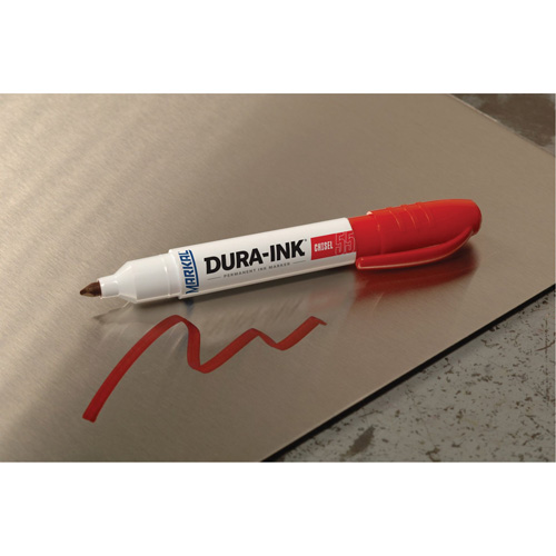 Dura-Ink&reg; Marker #55, Red, Chisel Tip Mukwa Safety Services