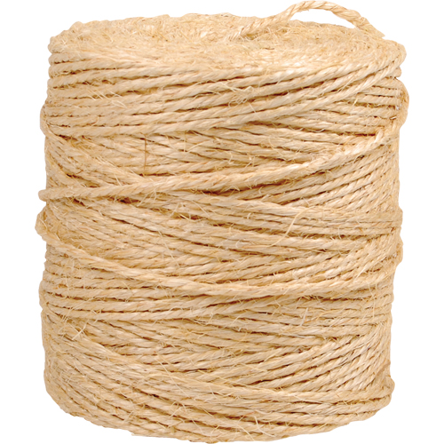 Ficelle d'arrimage, Sisal, 850' Longueur Mukwa Safety Services