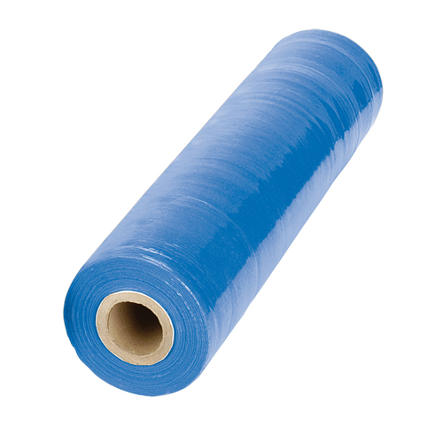 Film &eacute;tirable, Calibre 80 (20,3 microm&egrave;tres), 18" x 1000', Bleu Mukwa Safety Services