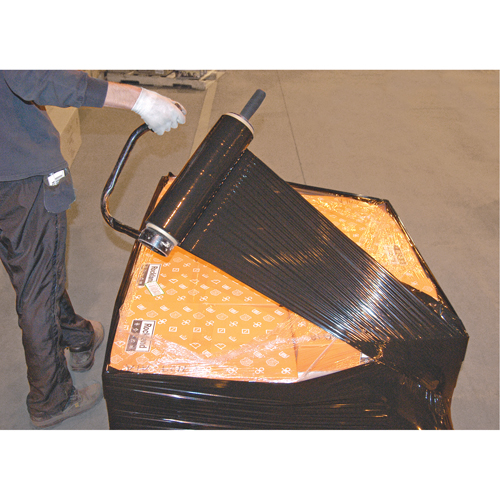 Film &eacute;tirable, Calibre 80 (20,3 microm&egrave;tres), 18" x 1000', Noir opaque Mukwa Safety Services