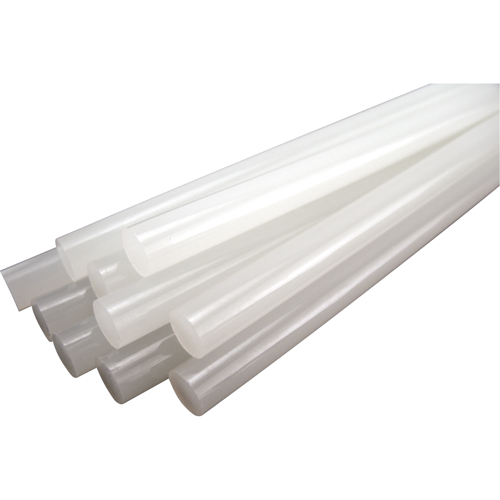 Glue Stick, 7/16" Dia. x 10" L, Clear Mukwa Safety Services