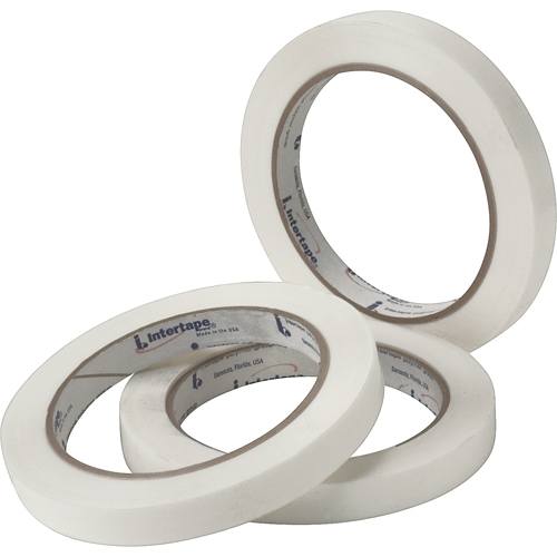 White General Purpose Strapping Tape, 2.7 mils Thick, 12 mm (47/100") x 54.864 m (180')  Mukwa Safety Services