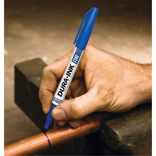 Marqueurs Dura-Ink - no 15, Bleu, Pointe Fin Mukwa Safety Services
