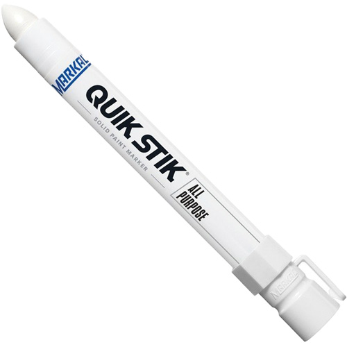 Quik Stik&reg; Twist-Up Paint Markers, Solid Stick, White Mukwa Safety Services