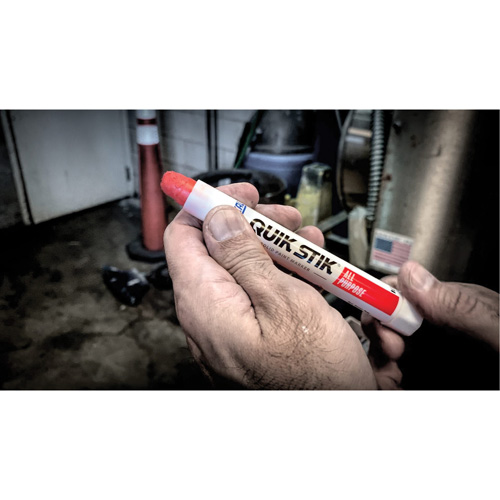 Quik Stik&reg; Twist-Up Paint Markers, Solid Stick, White Mukwa Safety Services