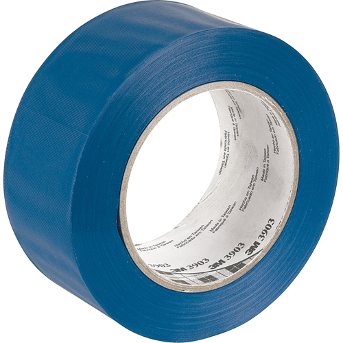 Rubans adh&eacute;sifs en vinyle 3903, 50 mm (2") la x 45,5 m (149,25') lo, 6,3 mils, Bleu Mukwa Safety Services