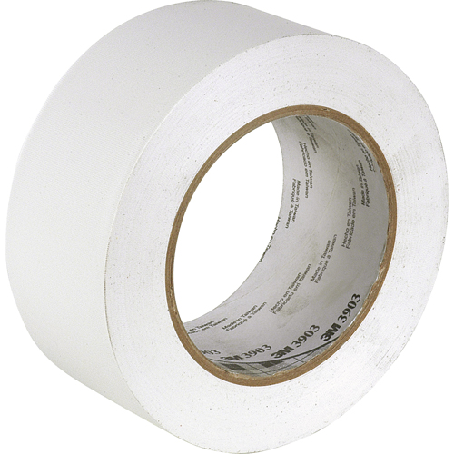 Rubans adh&eacute;sifs en vinyle 3903, 50 mm (2") la x 45,5 m (149,25') lo, 6,3 mils, Blanc Mukwa Safety Services