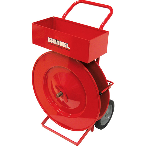 Distributeur de feuillards, Feuillard Polyester/Acier/Polypropyl&egrave;ne, Dia de noyau 16", largeur de rouleau 2,875" Mukwa Safety Services