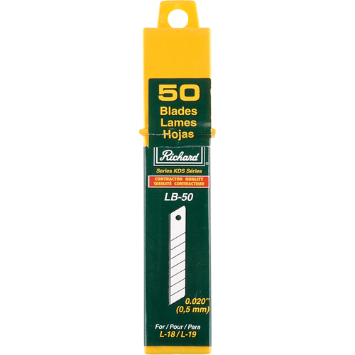 Lames de rechange, Style Cassable Mukwa Safety Services
