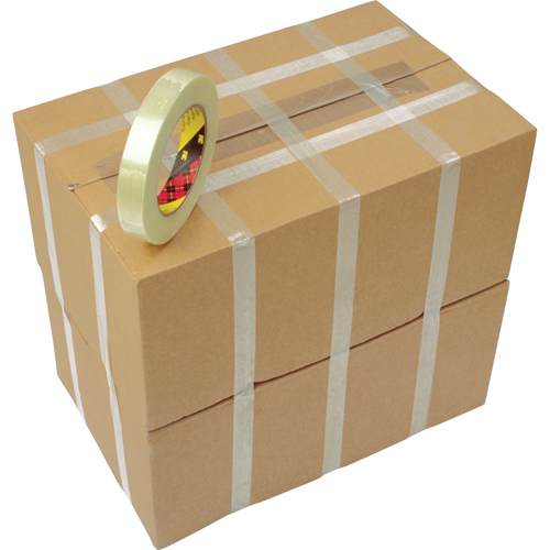 Tartan 8934 Filament Tape, 4 mils Thick, 12 mm (1/2") x 55 m (180')  Mukwa Safety Services
