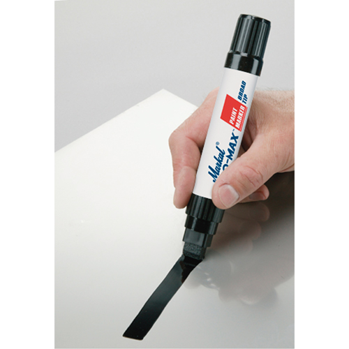 Pro-Max&reg; Paint Markers, Liquid, White Mukwa Safety Services