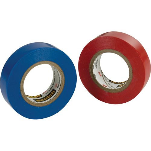 Scotch&reg; 35 Colour Coded Tape, 12.7 mm (1/2") x 20.1 m (66'), Blue, 7 mils Mukwa Safety Services