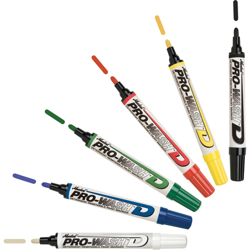 Paint-Riter&reg;+ Water Removable Paint Marker, Liquid, Red Mukwa Safety Services