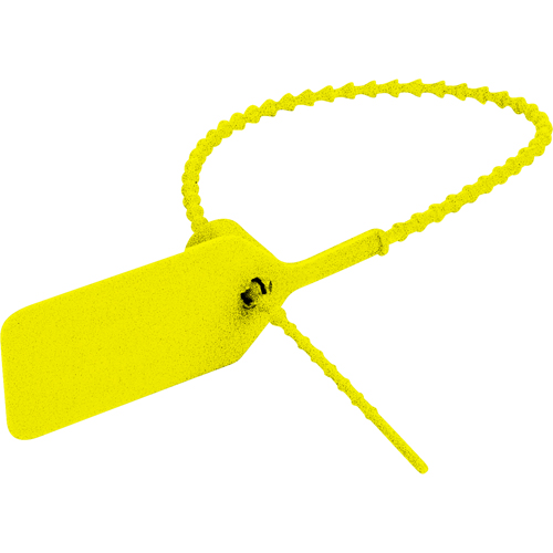 Scell&eacute; de s&eacute;curit&eacute; emboss&eacute; Pull-Tite II – Sealed Do Not Remove, 9", Plastique, Pousser et tirer Mukwa Safety Services