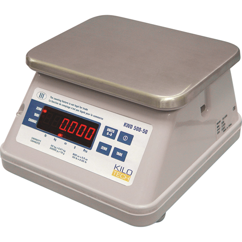 Digital Bench Top Scale With Dual Display, 44 lbs. / 20 kg Cap., 0.02 lbs./0.01 kg Graduations Mukwa Safety Services