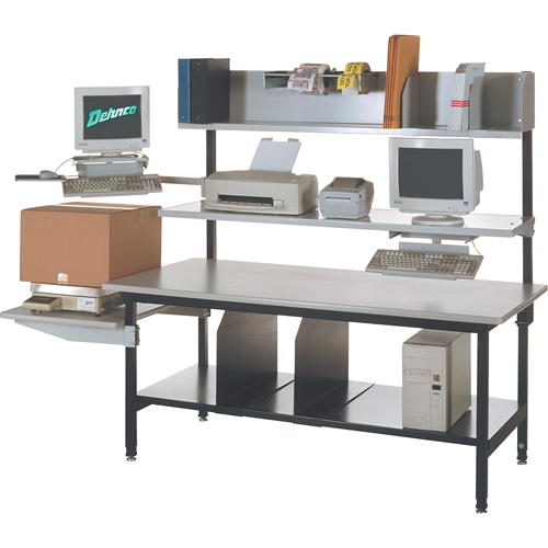 Packaging Workbench, 83" W x 33" D x 36" H, Laminate Mukwa Safety Services