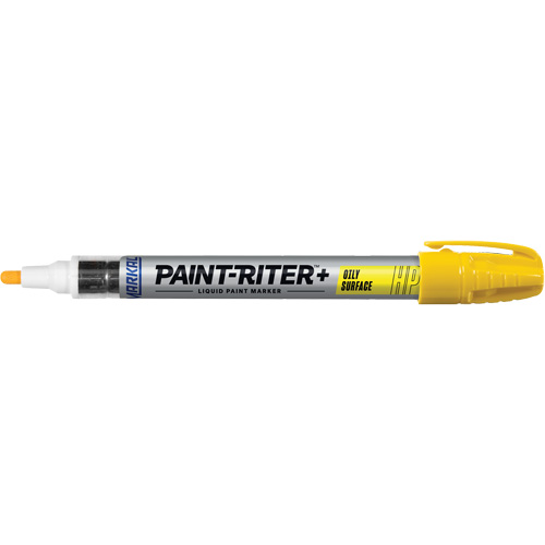 Paint-Riter&reg; + Oily Surface Marker, Liquid, Yellow Mukwa Safety Services