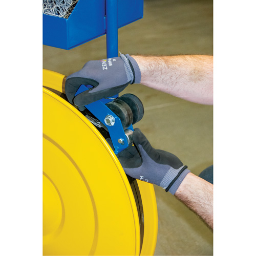 Strapping Dispenser, Polyester/Steel/Polypropylene Straps, 16"/8" Core Dia., 3"/8"/6" Roll Width Mukwa Safety Services