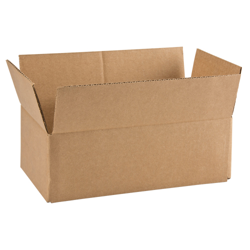 Corrugated Box, 12" L x 6" W x 4" H, Flute C Mukwa Safety Services
