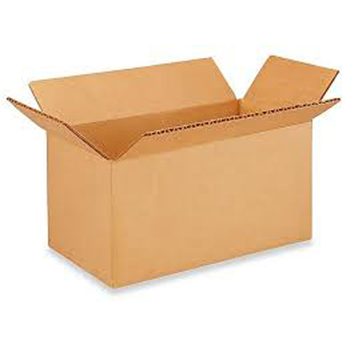 Corrugated Box, 9" L x 4" W x 3" H, Flute C Mukwa Safety Services