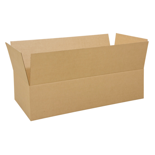 Corrugated Box, 48" L x 24" W x 12" H, Flute C Mukwa Safety Services