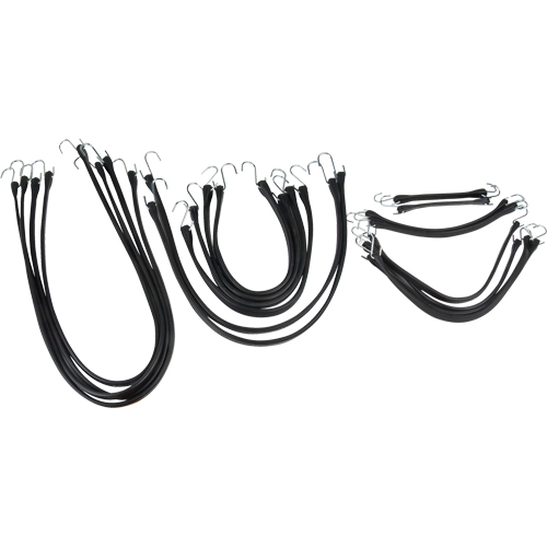Rubber Tie Down Set, 9" Mukwa Safety Services