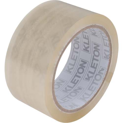 Box Sealing Tape, Hot Melt Adhesive, 2.0 mils, 48 mm (2") x 100 m (328') Mukwa Safety Services
