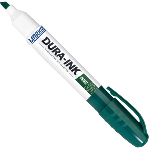 Marqueur Dura-Ink 55, Vert, Pointe Ciseau Mukwa Safety Services