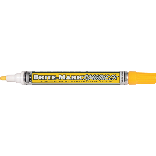 Brite-Mark&reg; RoughNeck Marker, Liquid, Yellow Mukwa Safety Services