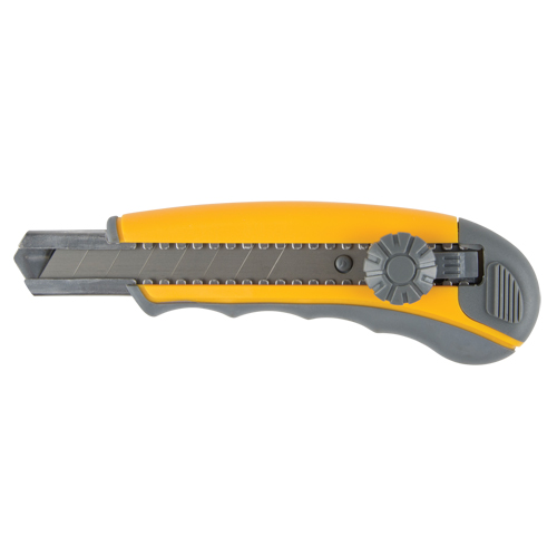 Couteau ATK900, 18 mm, Acier au carbone, Robuste, Prise en Plastique Mukwa Safety Services