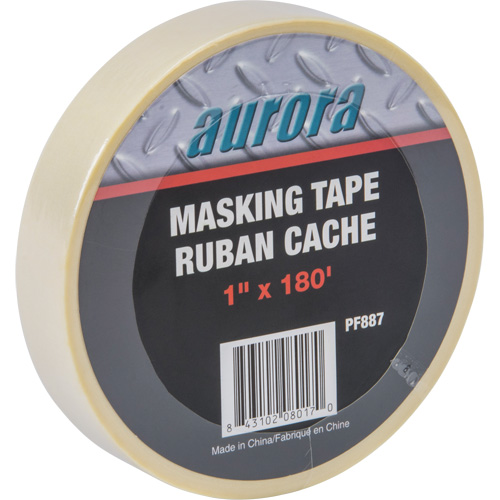 General Purpose Masking Tape, 24 mm (1") x 55 m (180'), Beige Mukwa Safety Services
