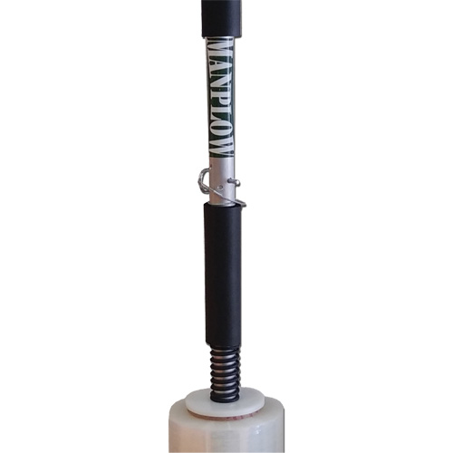 Short Handle Stretch Wrap Dispenser, Fits Rolls 12"-18" Mukwa Safety Services