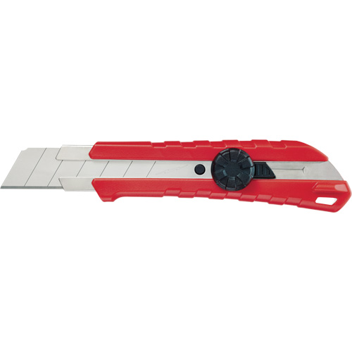 Snap-Off Knife, 25 mm, Carbide, Rubber/Polypropylene Handle Mukwa Safety Services
