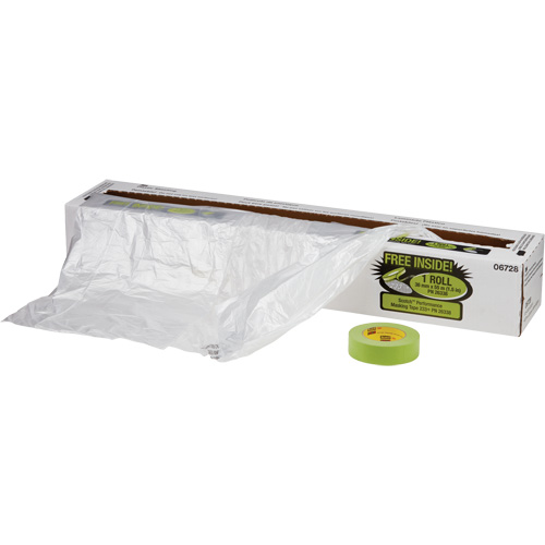 Overspray Protective Sheeting & Tape Kit, 400' L x 16' W, Plastic Mukwa Safety Services