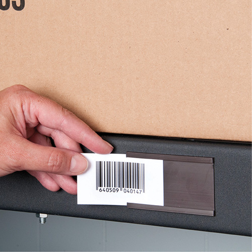 Card Holder, Magnetic, 600" L x 2" W Mukwa Safety Services